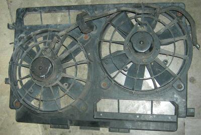 RADIATOR COOLING FAN, DUAL, 93-7 CA FB, ASSEMBLY,  USED