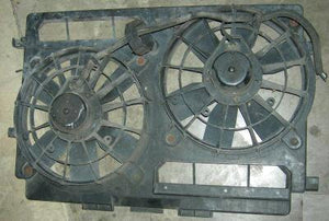 RADIATOR COOLING FAN, DUAL, 93-7 CA FB, ASSEMBLY,  USED