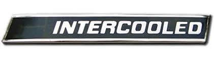 FENDER EMBLEM, "INTERCOOL", NEW"