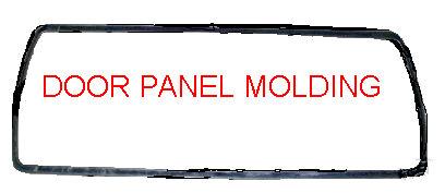 DOOR PANEL MOLDING, ROUND, 68 SK GS, FITS LH OR RH, USED, PER SIDE