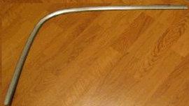REAR WINDOW MOLDING, LH, 68-72 GTO LE, 2 DOORS, UPPER & SIDE, USED