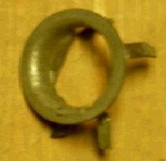 MIRROR HANDLE RETAINER, ROUND, USED, 65-8 GTO GP BO CT
