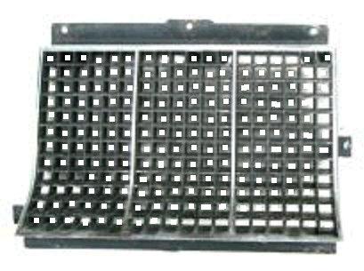 FRONT GRILL, RH, 85 CUT, USED, 2 DOOR, ALL MODELS, CAST #26644