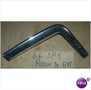QUARTER PANEL EXTENSION MOLDING, LH, 66 SK GS, L-SHAPED, EACH, USED