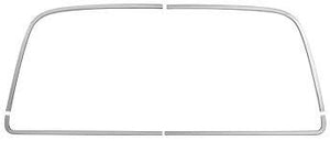 OUTSIDE REAR WINDOW MOLDING SET ,NEW 68-72 CHEVELLE MONTE,69 70 GP