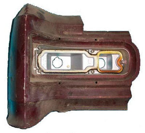 TAIL LIGHT HOUSING, LEFT SIDE, USED, 66 CHEVELLE