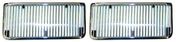 HOOD LOUVERS ,SS REPRO, PAIR 68 69 CHEVELLE