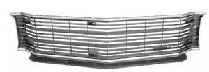 FRONT GRILLE, WITH 4 MOLDINGS, NEW, 72 CHEVELLE