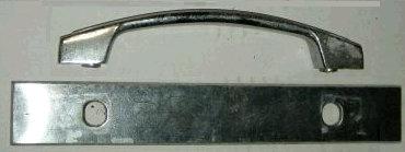 DOOR PULL HANDLE, 62-4 RIV EC, w/BEZEL, FRONT & REAR, EACH