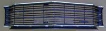 FRONT GRILLE, w/TOP & LOWER, CHROME, NEW, 72 CHEVELLE SS
