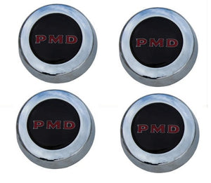 RALLY II CENTER CAP, PMD, BLACK, NEW, SET, 67-70 PONTIAC