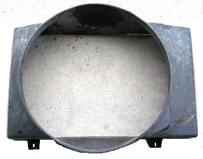 FAN SHROUD, WITH 350 MOTORS, PLASTIC, USED
