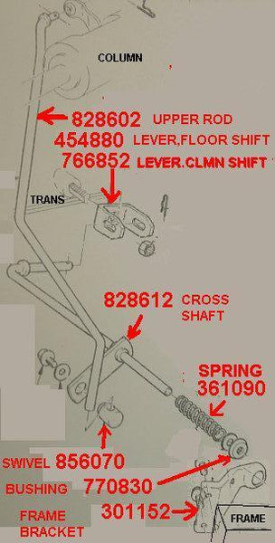 SHIFTER LINKAGE FRAME PIVOT BRACKET, NEW 68-72 GM A-BODY