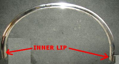 FRONT WHEEL OPENING MOLDING, RH, 68-9 CU, NO INNER LIP, USED