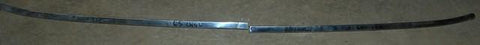 WINDSHIELD UPPER MOLDINGS, PAIR, USED, 64-65 A-BODY