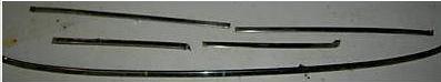 REAR WINDOW MOLDING SET, USED, 64-65 GTO CUTLASS SKYLARK