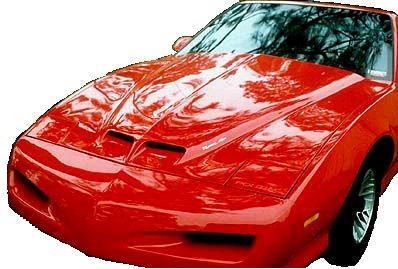 HOOD PANEL, RAM AIR, FIBERGLASS, 82-92 TA, SS 96-7 STYLE NON FUNCTIONING