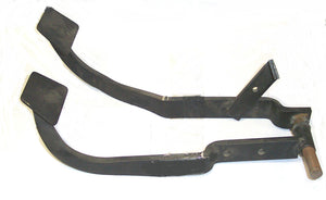 CLUTCH & BRAKE PEDALS, 62-5 NV, REPRO, PAIR, LESS RUBBER PADS