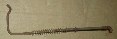 HOOD RELEASE ROD OR HANDLE, USED