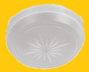 DOME LIGHT LENS, NEW, ROUND