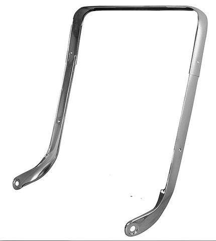 BUCKET SEAT SIDE CHROME MOLDING, L-SHAPED, PAIR