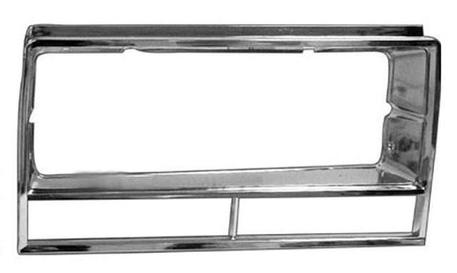 HEADLIGHT BEZEL ,LEFT NEW 82-87 ELCAMINO CABALLERO