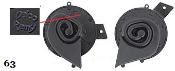 SOUND HORNS, REPRO OF ORIGINALS, 63 IMPALA