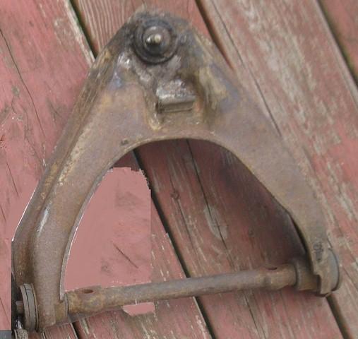 FRONT UPPER CONTROL ARM, LEFT SIDE, USED