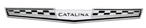 QUARTER PANEL EMBLEM, CATALINA, w/CHECKERS, NEW, EACH