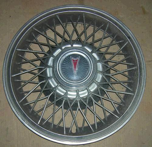 WHEEL COVER, SPOKES, 14", 82-7 GP FB BO, USED, EACH