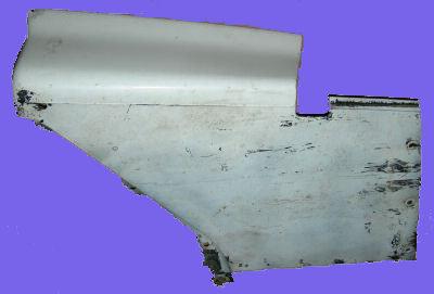 GROUND EFFECT, RH, FENDER, 85-90 TA, LOWER FRONT OF FENDER, 301548, USED
