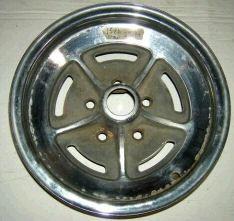 RIM, CHROME, 15X6, RIV EC LS CN, 5 BOLT, 5 SPOKES,  USED