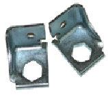 FRONT DISC BRAKE HOSE BRACKETS, PAIR 64-72 A-BODY