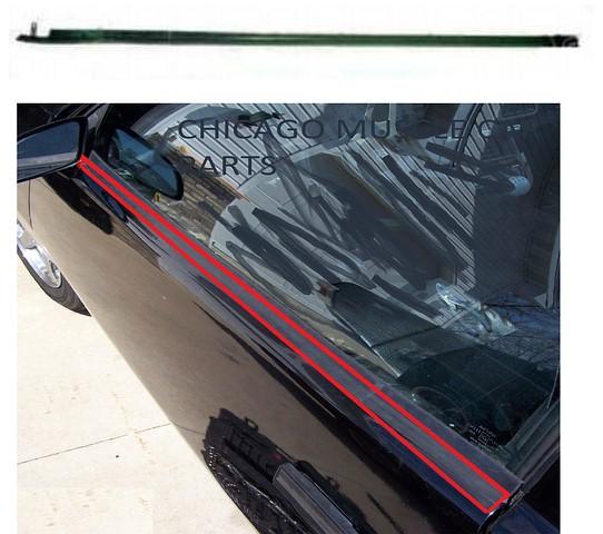 DOOR BELT MOLDING ,BLACK,LEFT USED 81-88 MONTE CARLO