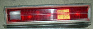 TAIL LIGHT ASSEMBLY, RH, 80 RE, USED, LENS BEZEL HOUSING, CHROME BEZEL