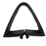 SHOULDER SEAT BELT GUIDE, NEW, MOUNTS TO SEAT, TRIANGLE, BLACK