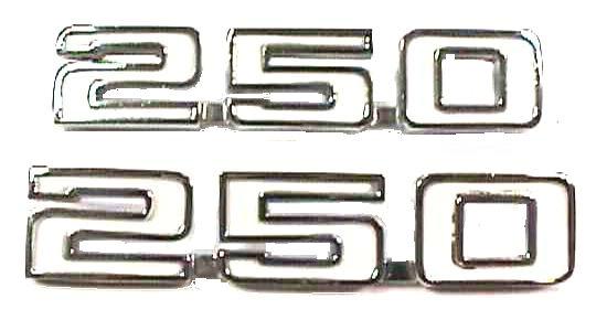 FENDER EMBLEMS ( 250) PR NEW 69 CAMARO, 68-72 NOVA – Chicago Muscle Car ...