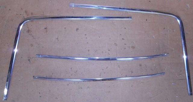 REAR WINDOW MOLDING SET ,SEDAN USED 66-67 CHEVELLE