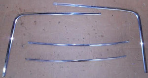 REAR WINDOW MOLDING SET ,SEDAN USED 66-67 CHEVELLE