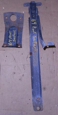 HOOD LATCH & SUPPORT, USED