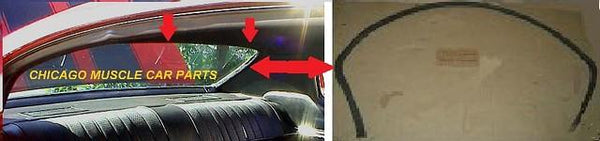 INSIDE REAR WINDOW LACE, NEW, 68-72 A-BODY
