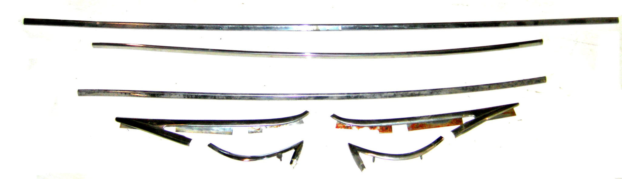 VINYL TOP MOLDING SET, 68-9 CH MA, 7 PCS, 2 DOOR, HDT, USED