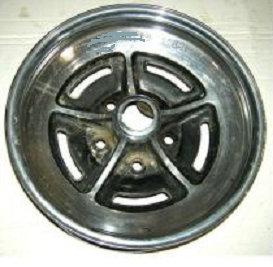 RIM, CHROME, 15X7, RIV EC LS CN, 5 BOLT, PATTERN, 5 SPOKES, USED