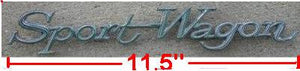 QUARTER EMBLEM, SPORTWAGON, 68-72, 11.5" LONG, USED