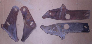 FRONT BUMPER BRACKET SET ,USED 68-72 NOVA