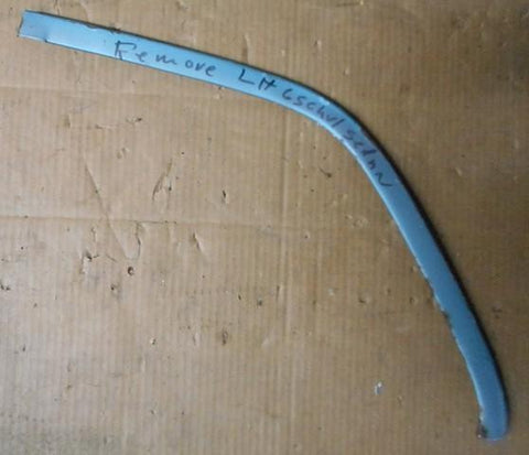 QUARTER GLASS UPPER MOLDING, PAINTED, LEFT USED 66-67 CHEVELLE 300