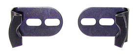 FOLDDOWN REAR SEAT LATCHES, 67 F-BODY, SEAT BACK RETAINERS, REPRO, PAIR