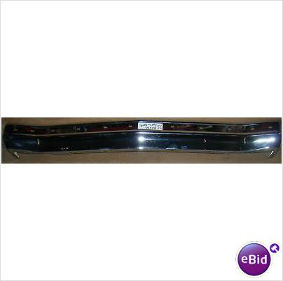 REAR BUMPER, 74-5 MC, USED, w/HOLES FOR STRIP & GUARDS