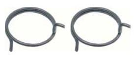 CONSOLE ASHTRAY DOOR SPRINGS, NEW, 67 CAMARO FIREBIRD