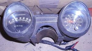 RALLY PAC GAUGES ,USED 64 65 MUSTANG
